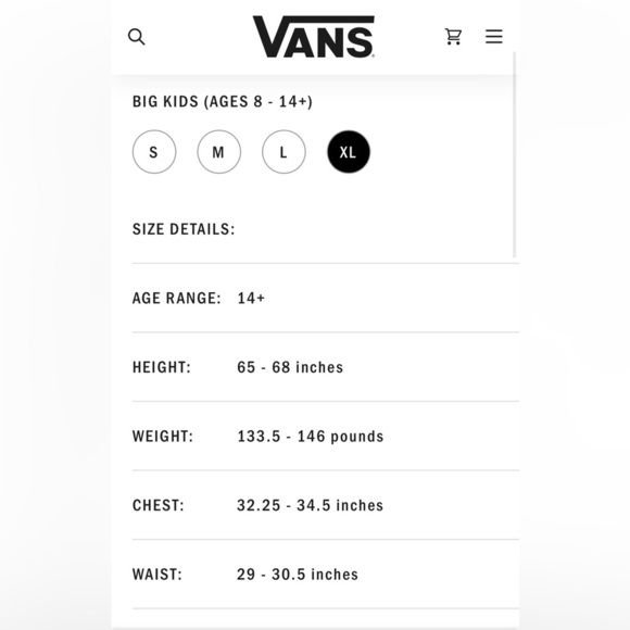 Vans off the wall kids gray hoodie size kids XL ages 14+ - Picture 8 of 8